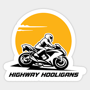 Highway Hooligans - Biker Lifestyle Sticker